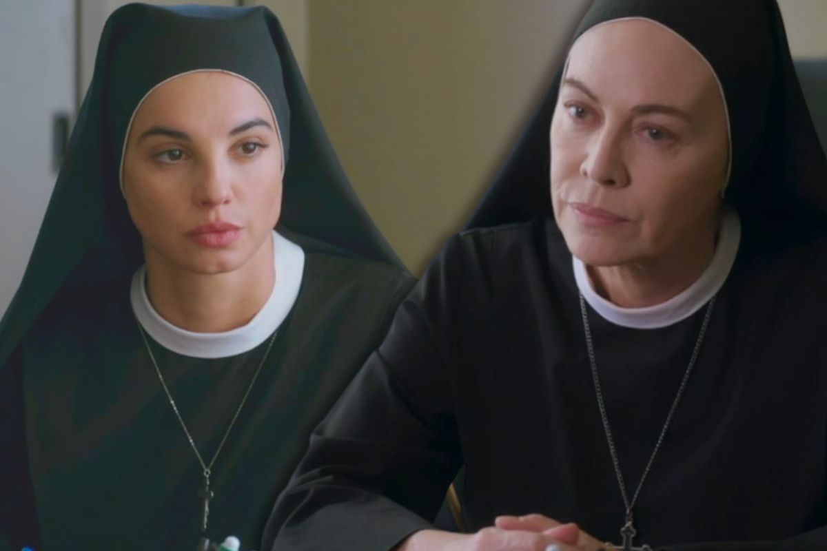 Suor Azzurra e Suor Angela in Che Dio ci aiuti