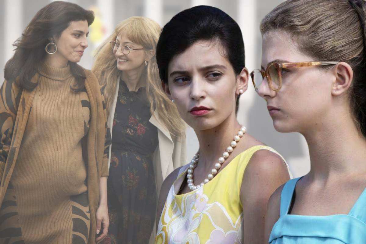 collage elena e lenù de l'amica geniale