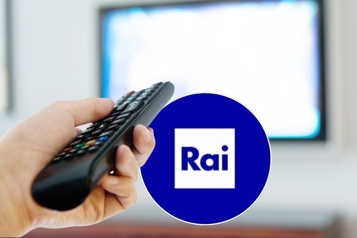 Telecomando, tv e logo rai